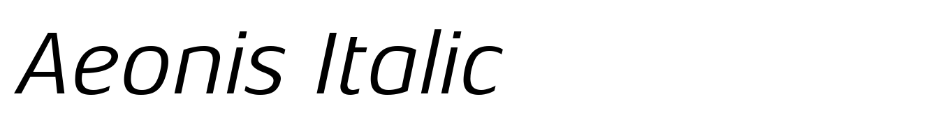 Aeonis Italic